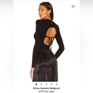 Astr Felice Sweater bodysuit